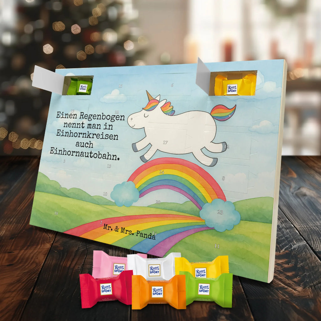 Chocolate advent calendar unicorn rainbow Design unicorn highway, rainbow, unicornpower, unicorn car, expressway, unicorn love, gift, birthday present