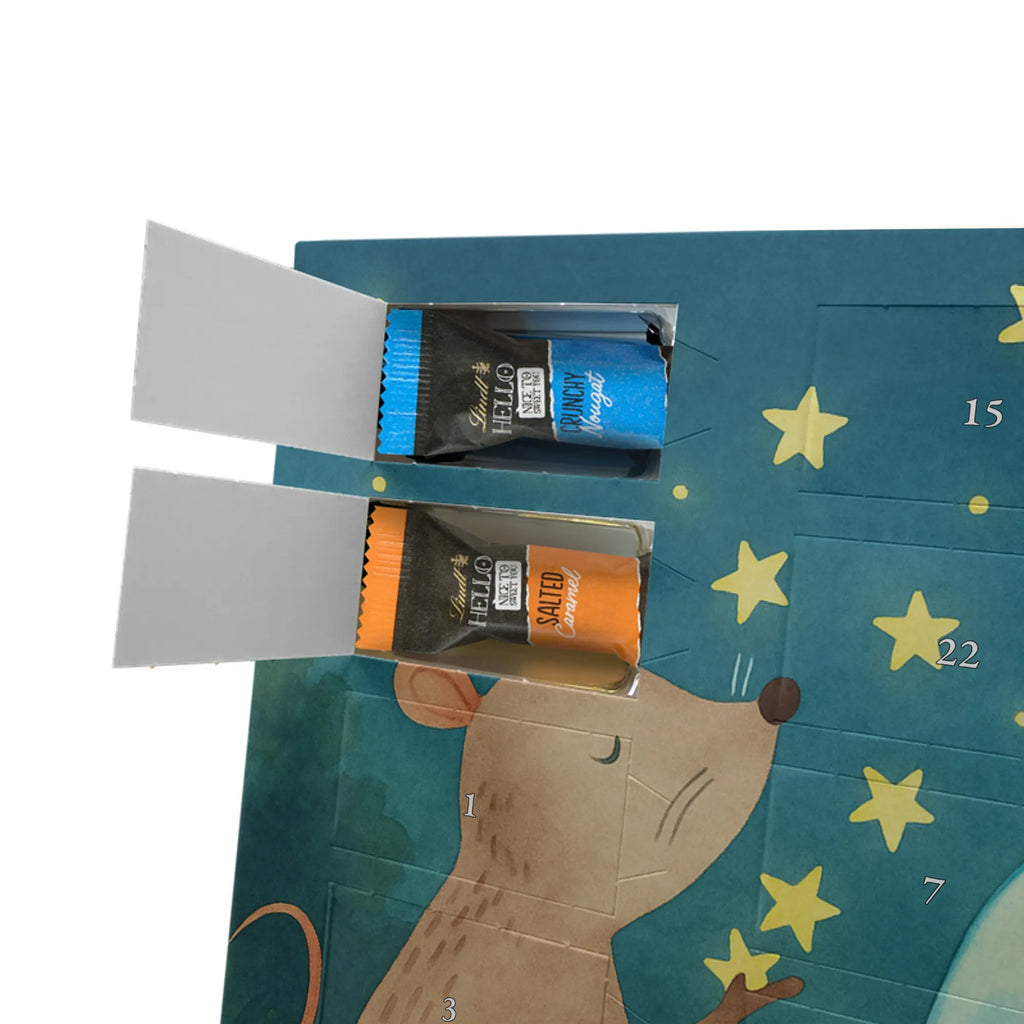 Chocolate advent calendar Mouse Stars Design card, gift ideas, gifts, small animals, cute, cute animal motives, hand drawn, funny sayings, good mood, special gifts, animal lover, birthday, child, baptism, baptism gift, birth, hope, child birthday, first child, wish, stars, Mouse, pregnancy