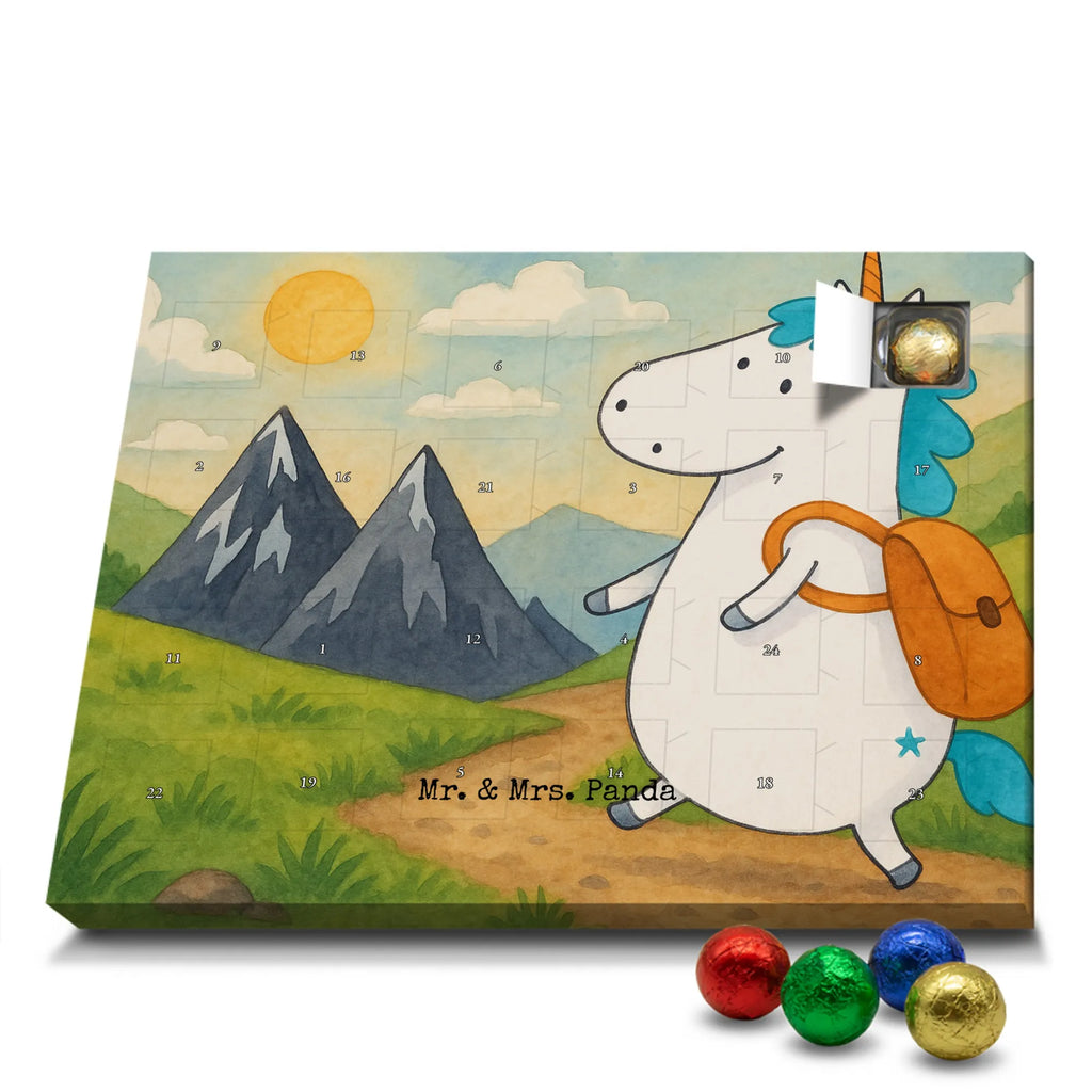 Chocolate advent calendar unicorn climber Design travel, world trip, mountaineer, adventure, mountains, adventurer, vacation, explorer, world traveler