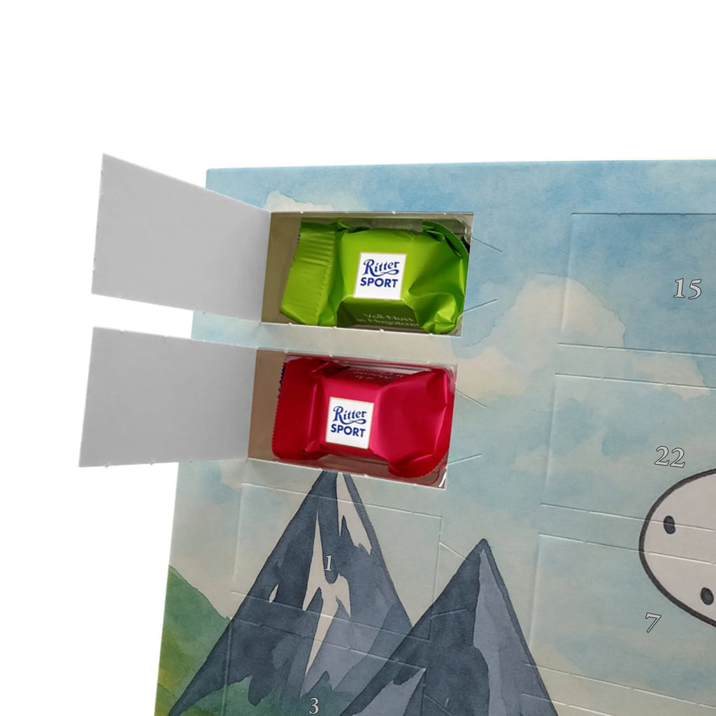 Chocolate advent calendar unicorn climber Design travel, world trip, mountaineer, adventure, mountains, adventurer, vacation, explorer, world traveler