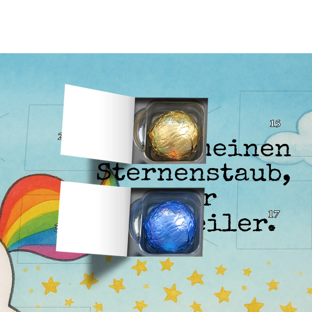 Chocolate advent calendar unicorn happy Design joy, cheerful, joy of life, fun