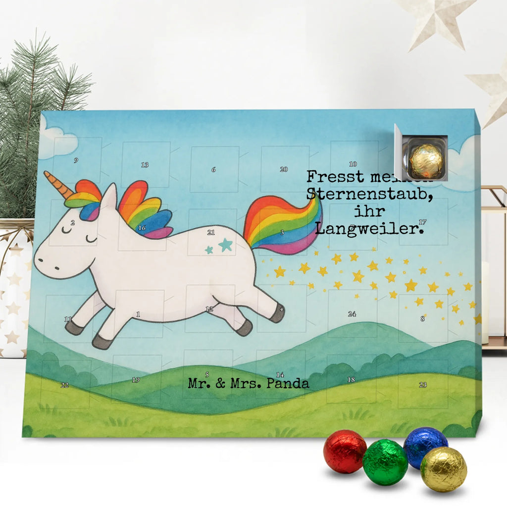 Chocolate advent calendar unicorn happy Design joy, cheerful, joy of life, fun