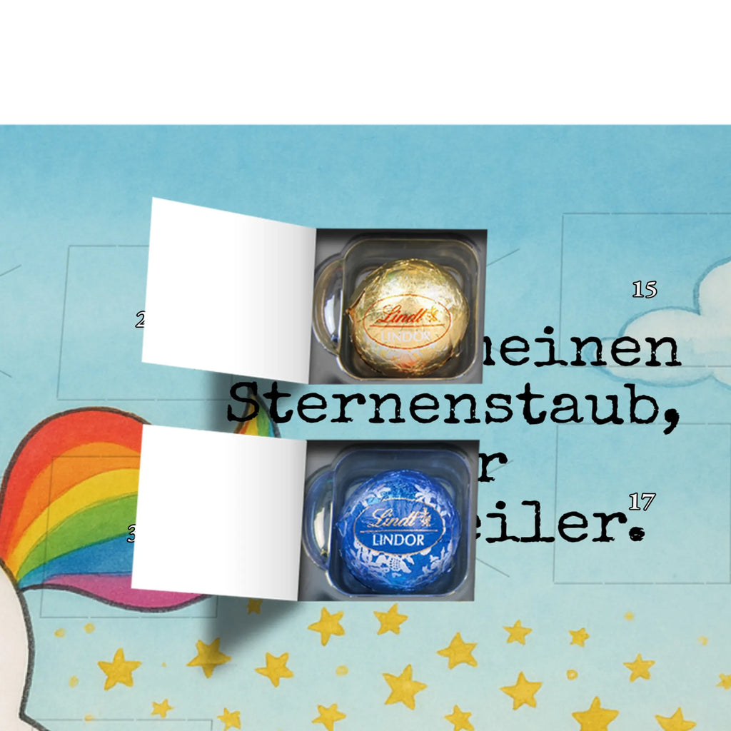 Chocolate advent calendar unicorn happy Design joy, cheerful, joy of life, fun