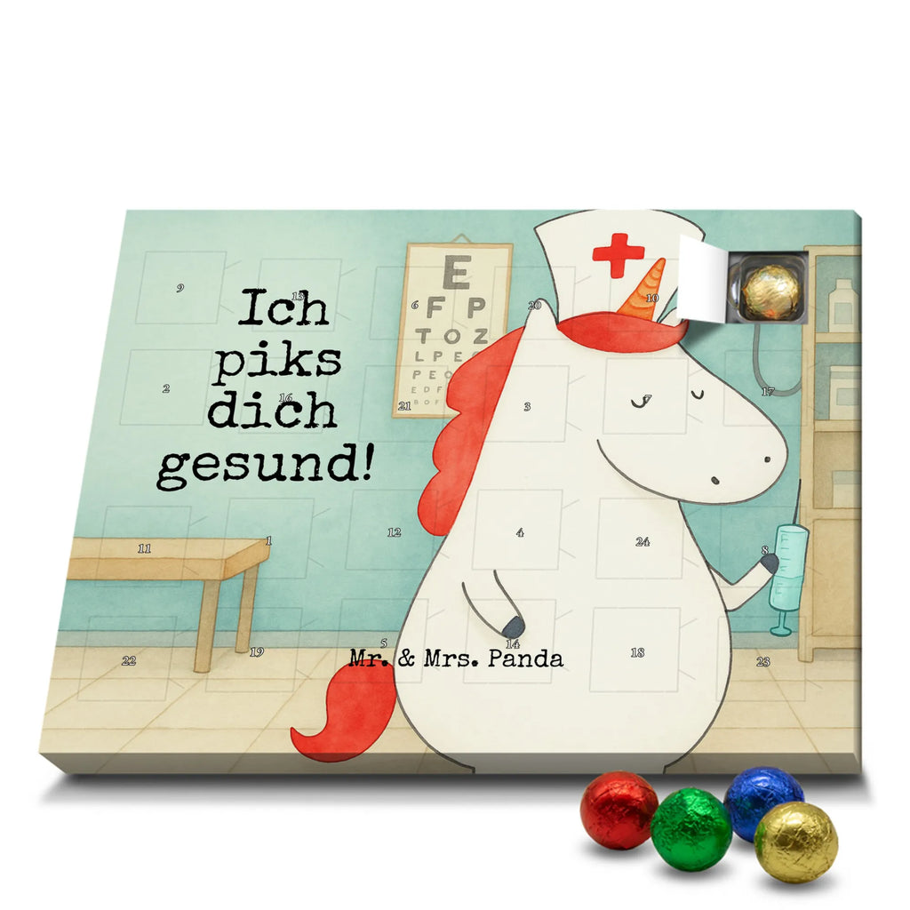 Chocolate advent calendar unicorn Nurse Design doctor gift, nurse thank you, hospital, nurse gift