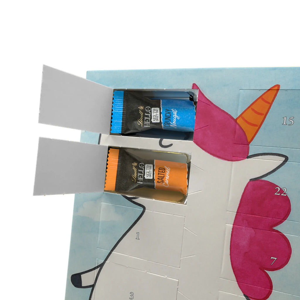 Chocolate advent calendar unicorn Suitcase Design adventure, suitcase, travel, holiday present, luggage, traveler gift