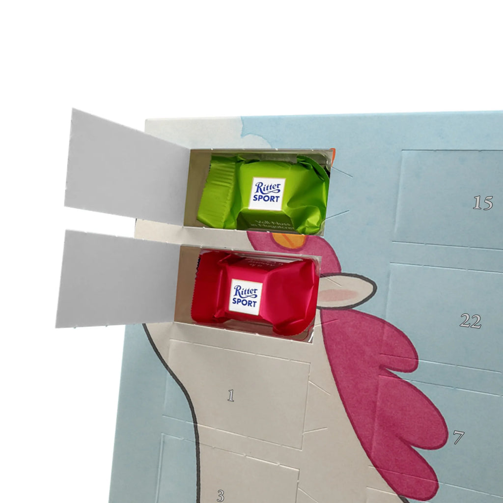 Chocolate advent calendar unicorn yoga Design gift, present, mindfulness, sports, sweet, relaxation