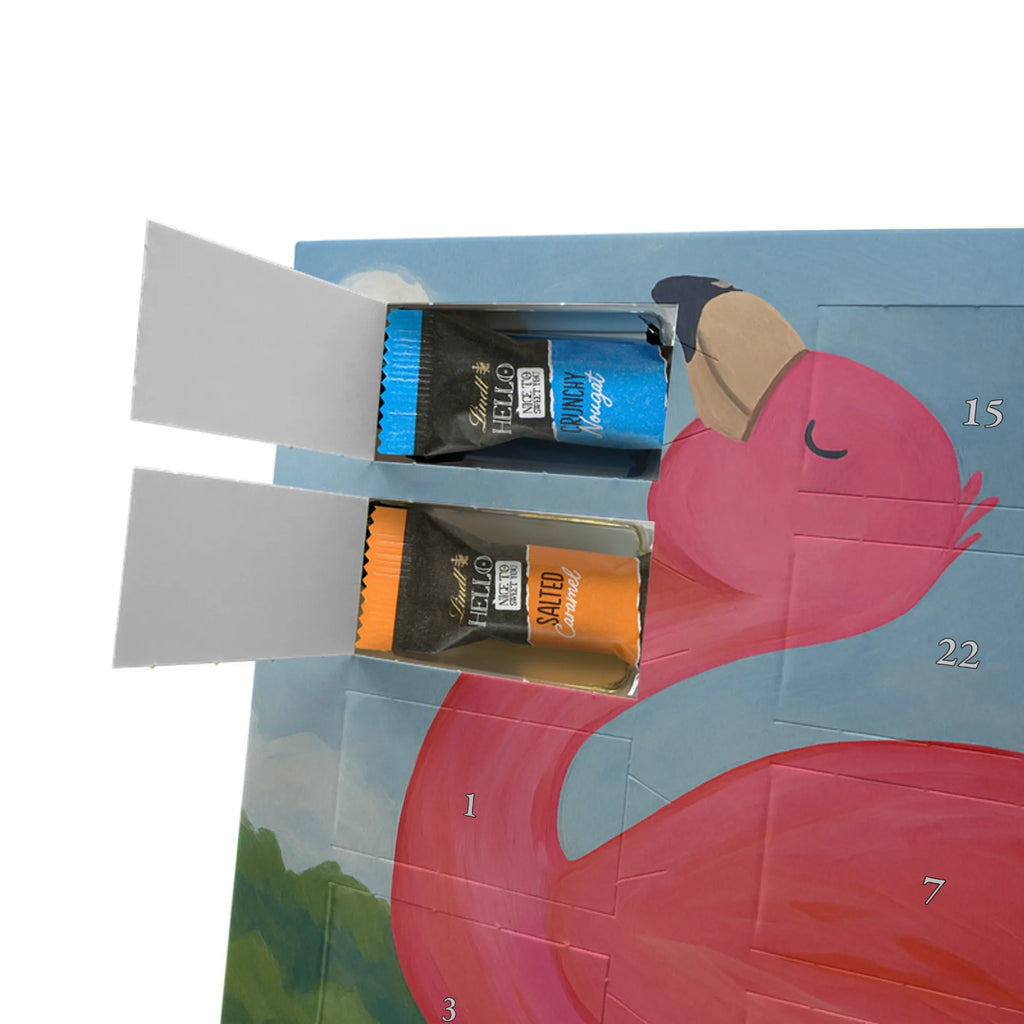 Chocolate advent calendar flamingo Proud Design children, gifts, gift idea, funny sayings, pink bird, bird of paradise, red, flamingo decoration, gift pink, adults, flamingo fans, vacation, unusual gifts in pink, pink gifts, girls gifts, small gifts, Caribbean feeling, self-love, proud, friend, best friend, joy, self-acceptance, daughter