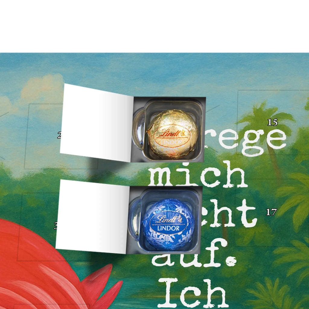 Chocolate advent calendar flamingo yoga Design children, gifts, gift idea, funny sayings, pink bird, bird of paradise, red, flamingo decoration, gift pink, adults, flamingo fans, vacation, unusual gifts in pink, pink gifts, girls gifts, small gifts, Caribbean feeling, relaxation, mindfulness, yoga exercise, bird, agitation, deep relaxation, anger