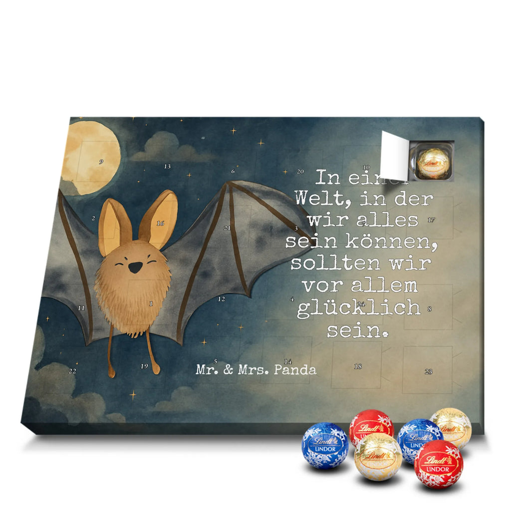 Chocolate advent calendar bat wing Design card, gift ideas, gifts, small animals, cute, cute animal motives, hand drawn, funny sayings, good mood, special gifts, animal lover