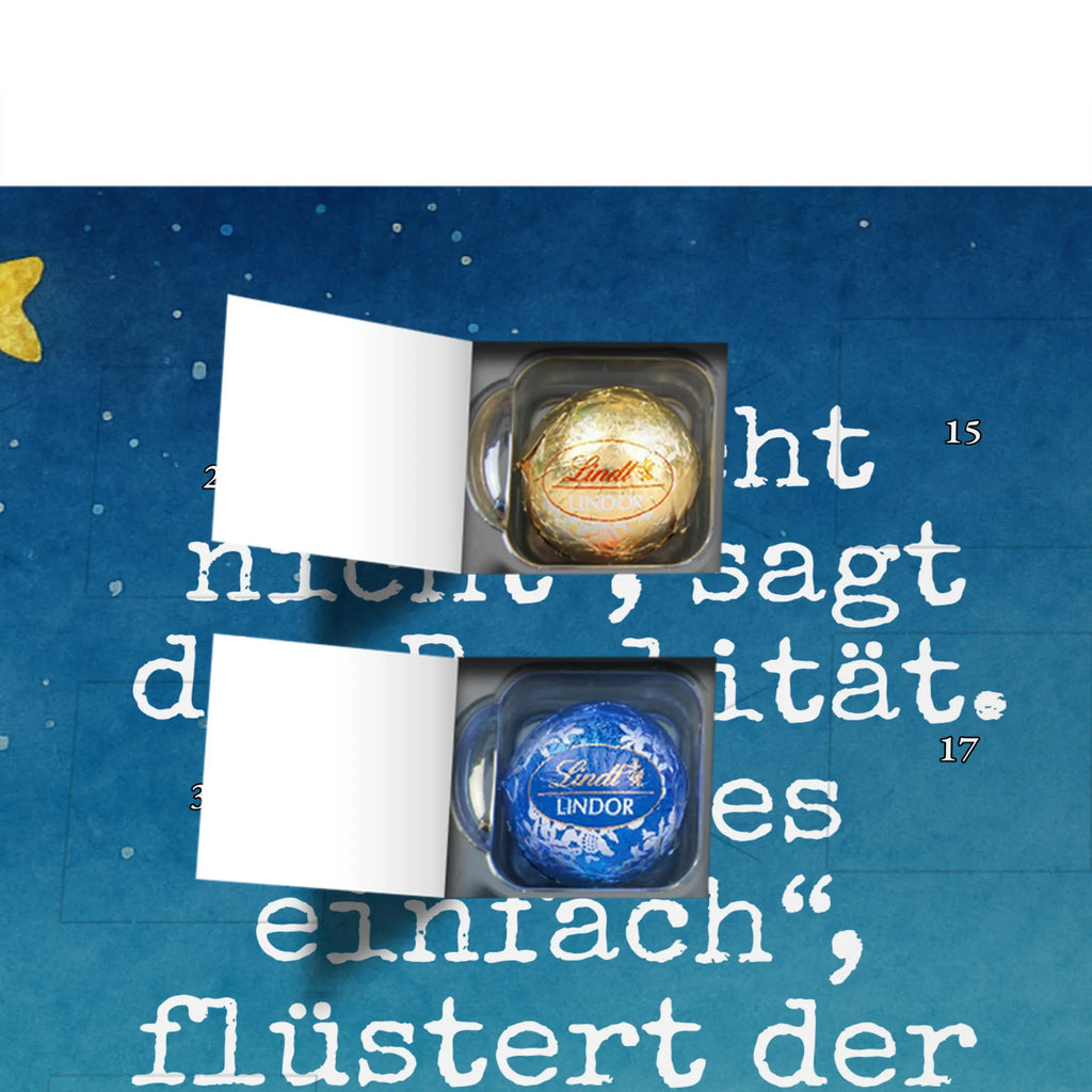 Chocolate advent calendar Pig Luck Design card, gift ideas, gifts, small animals, cute, cute animal motives, hand drawn, funny sayings, good mood, special gifts, animal lover, asterisks, stars, piglet, goals, lucky charm, Lucky bastard. Luck