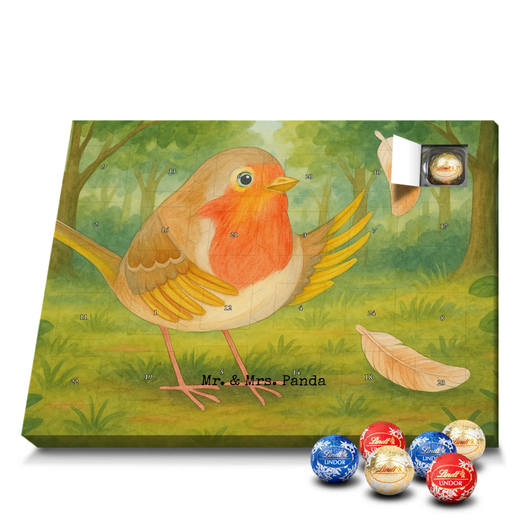 Chocolate advent calendar robin feathers Design card, gift ideas, gifts, small animals, cute, cute animal motives, hand drawn, funny sayings, good mood, special gifts, animal lover, bird, slogan courage, flying, motivation pictures, robin, motivation slogans, slogan motivation