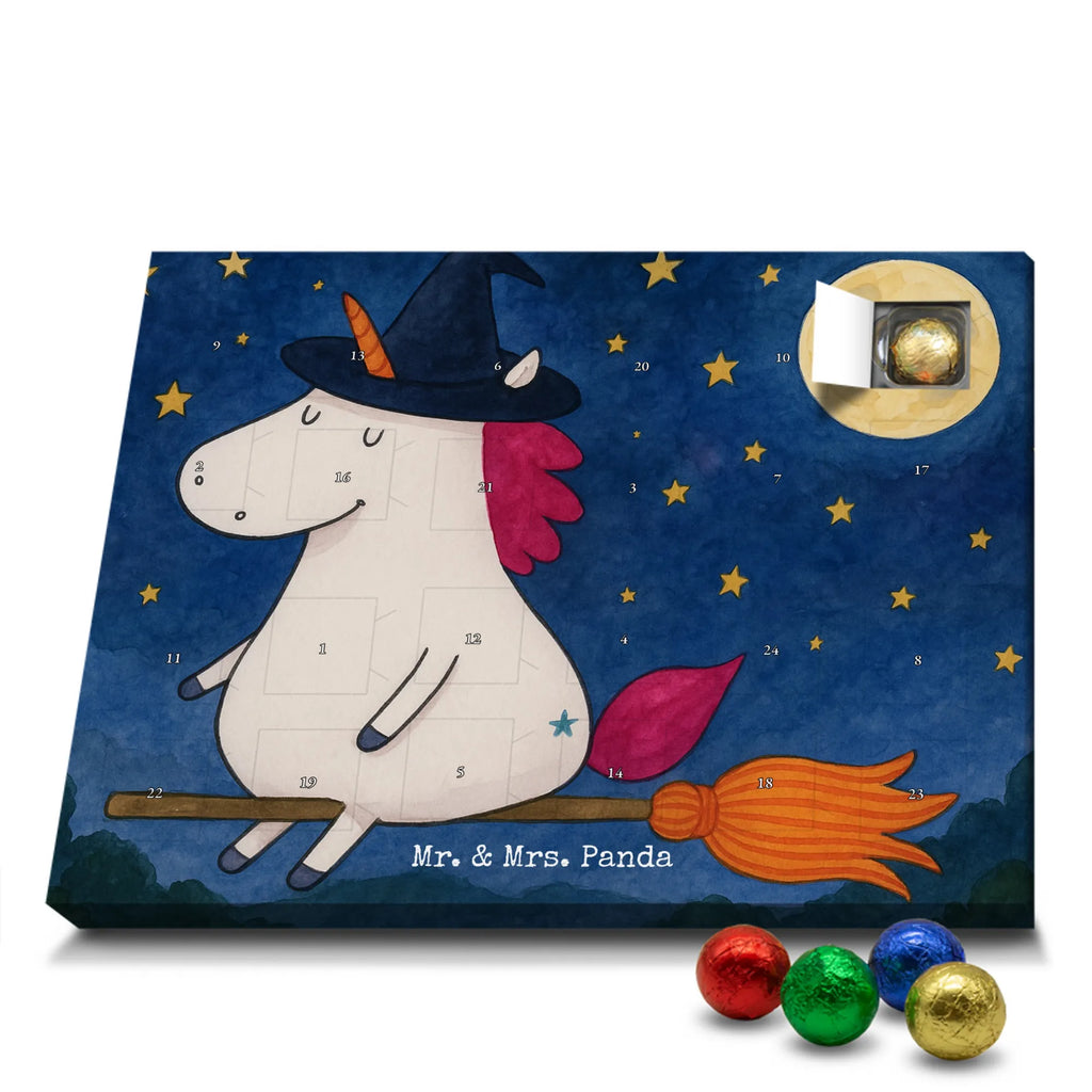 Chocolate advent calendar unicorn Witch Design wife gift, witch, mad, bitch, bad girl, girlfriend present, devil