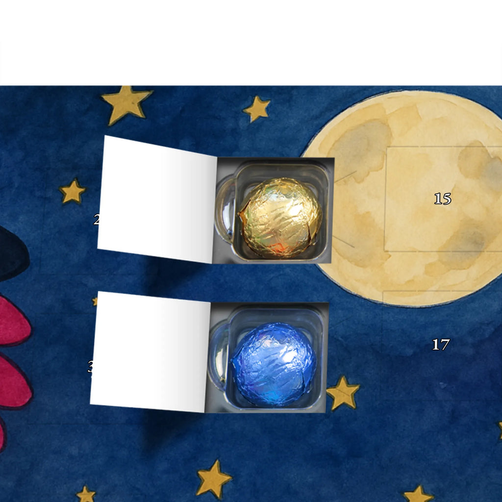 Chocolate advent calendar unicorn Witch Design wife gift, witch, mad, bitch, bad girl, girlfriend present, devil