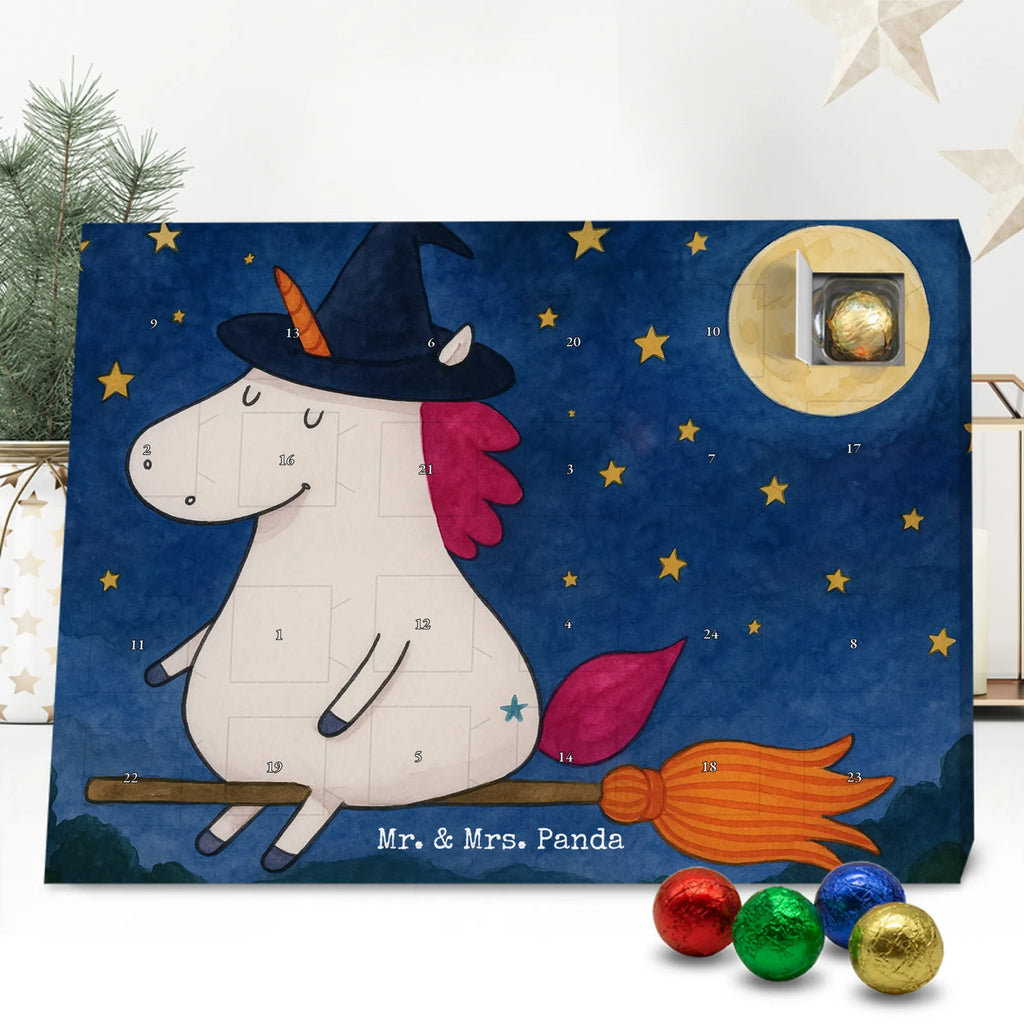 Chocolate advent calendar unicorn Witch Design wife gift, witch, mad, bitch, bad girl, girlfriend present, devil
