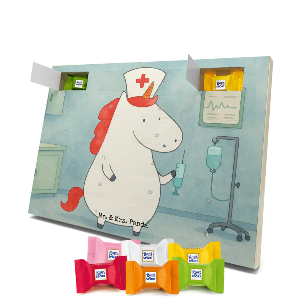 Chocolate advent calendar unicorn Nurse Design doctor gift, nurse thank you, hospital, nurse gift