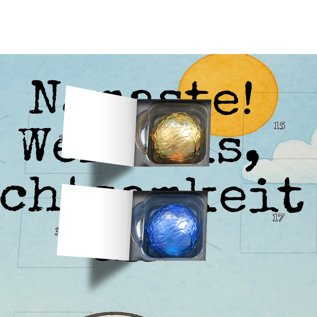 Chocolate advent calendar unicorn yoga Design gift, present, mindfulness, sports, sweet, relaxation