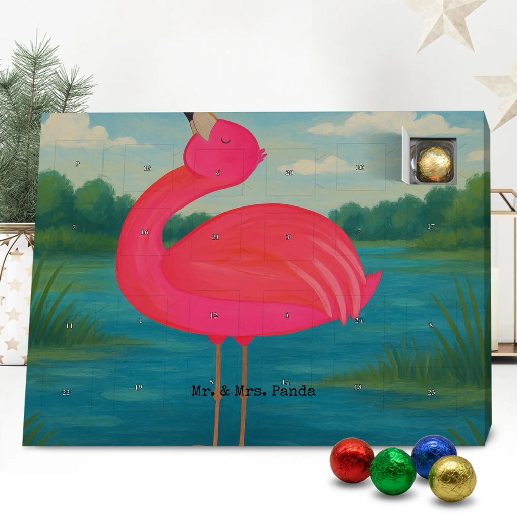 Chocolate advent calendar flamingo Proud Design children, gifts, gift idea, funny sayings, pink bird, bird of paradise, red, flamingo decoration, gift pink, adults, flamingo fans, vacation, unusual gifts in pink, pink gifts, girls gifts, small gifts, Caribbean feeling, self-love, proud, friend, best friend, joy, self-acceptance, daughter
