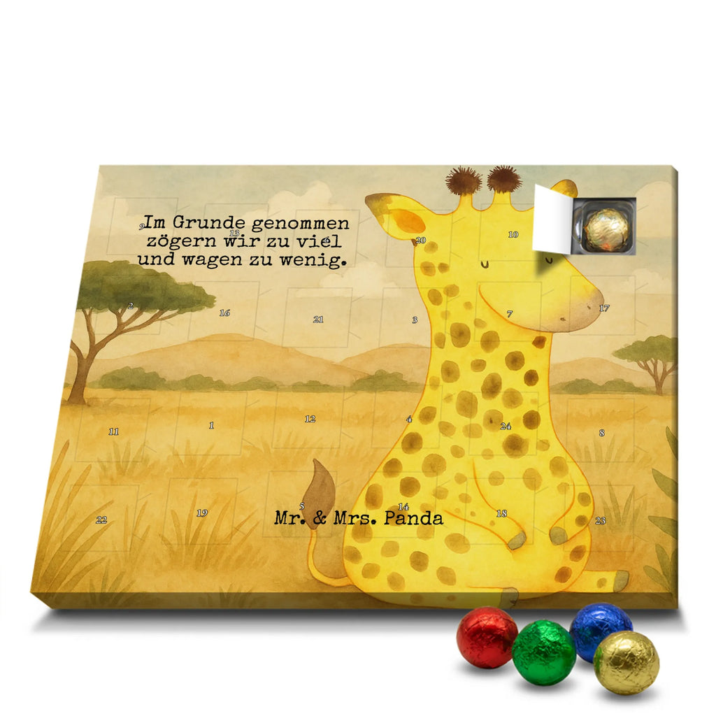Chocolate advent calendar giraffe Satisfied Design Africa, Adventure