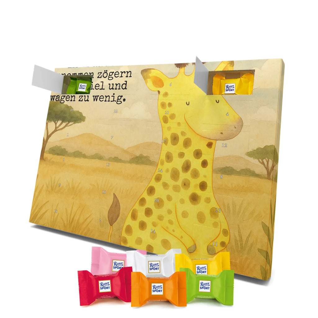 Chocolate advent calendar giraffe Satisfied Design Africa, Adventure