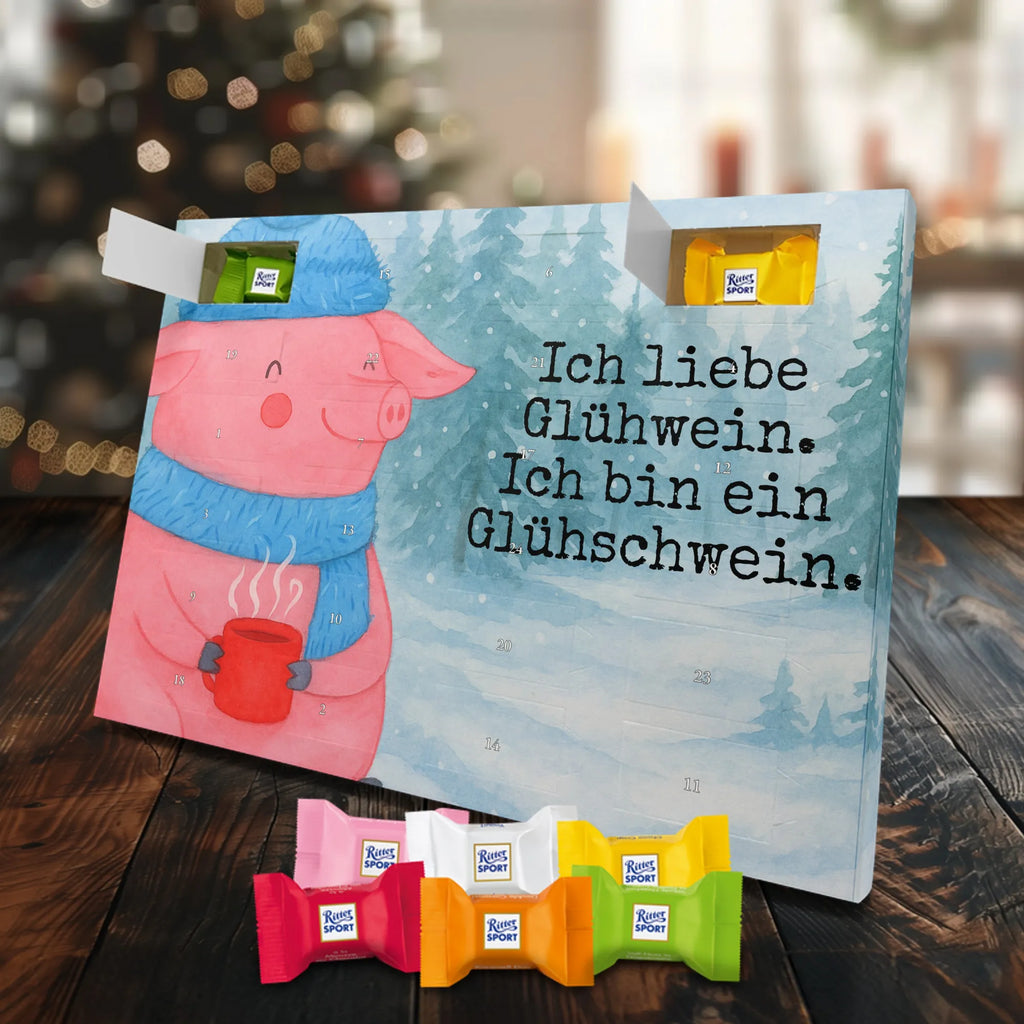 Chocolate advent calendar Pig Mulled wine Design Christmas time, snow, mulled wine, mulled pig, Christmas market, punch