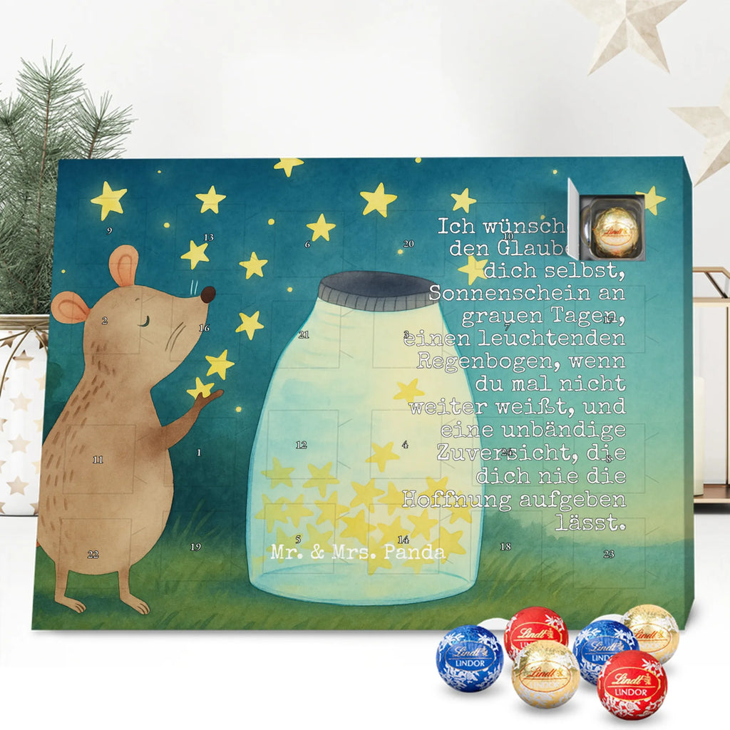 Chocolate advent calendar Mouse Stars Design card, gift ideas, gifts, small animals, cute, cute animal motives, hand drawn, funny sayings, good mood, special gifts, animal lover, birthday, child, baptism, baptism gift, birth, hope, child birthday, first child, wish, stars, Mouse, pregnancy