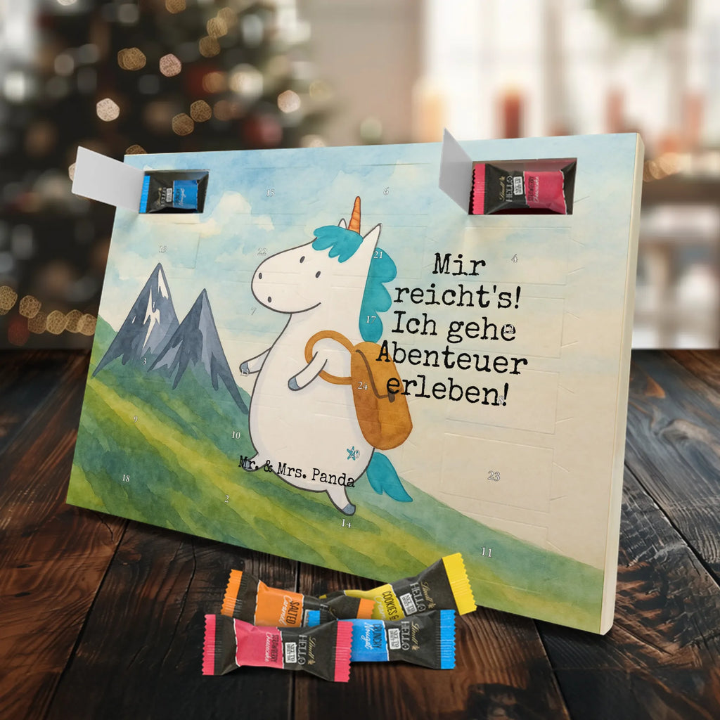 Chocolate advent calendar unicorn climber Design travel, world trip, mountaineer, adventure, mountains, adventurer, vacation, explorer, world traveler