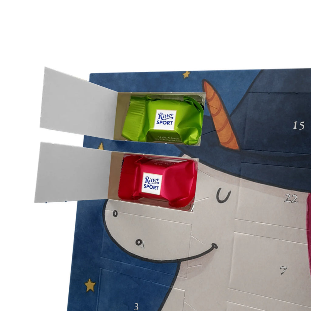 Chocolate advent calendar unicorn Witch Design wife gift, witch, mad, bitch, bad girl, girlfriend present, devil