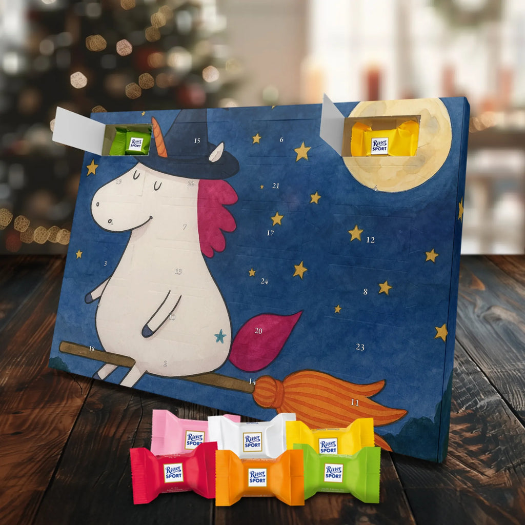 Chocolate advent calendar unicorn Witch Design wife gift, witch, mad, bitch, bad girl, girlfriend present, devil