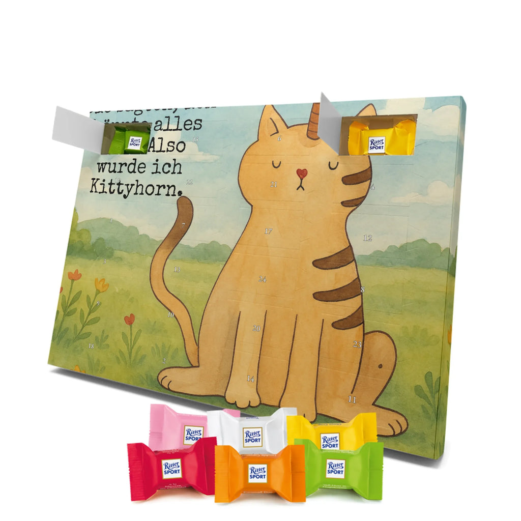 Chocolate advent calendar unicorn Cat Design cat gift, cat lover, Kitty, cat present, Kittycorn, Rainbow