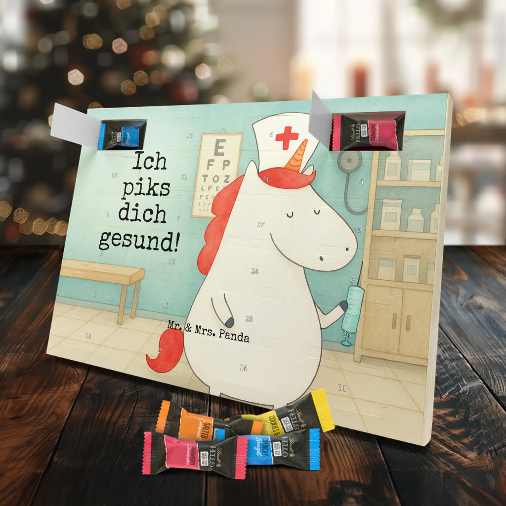Chocolate advent calendar unicorn Nurse Design doctor gift, nurse thank you, hospital, nurse gift