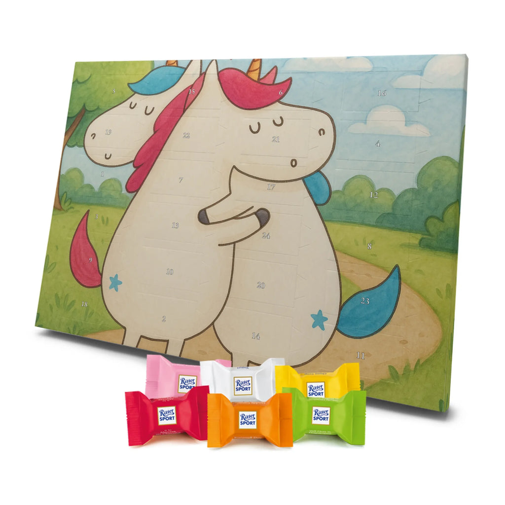 Chocolate advent calendar unicorn communication Design present, marriage, gift, witty, saying, valentine's day, Thank you