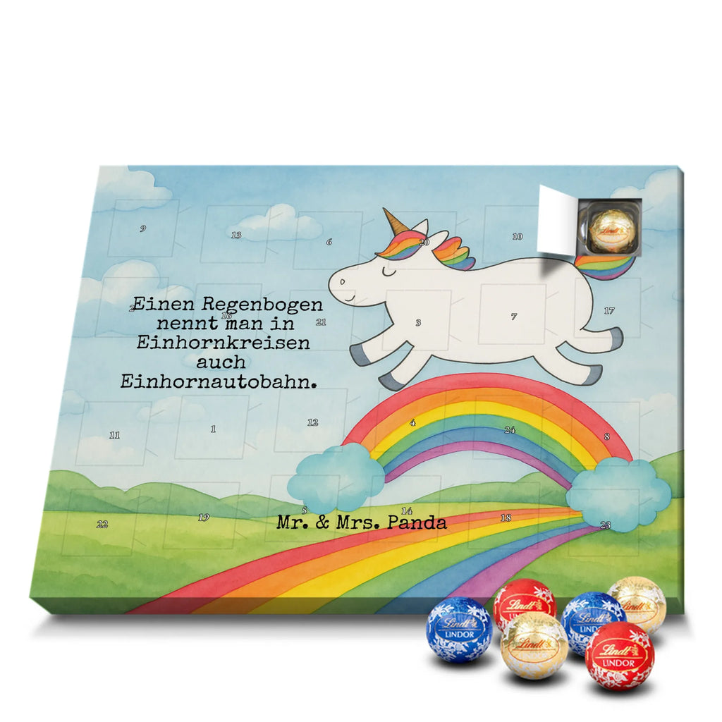 Chocolate advent calendar unicorn rainbow Design unicorn highway, rainbow, unicornpower, unicorn car, expressway, unicorn love, gift, birthday present