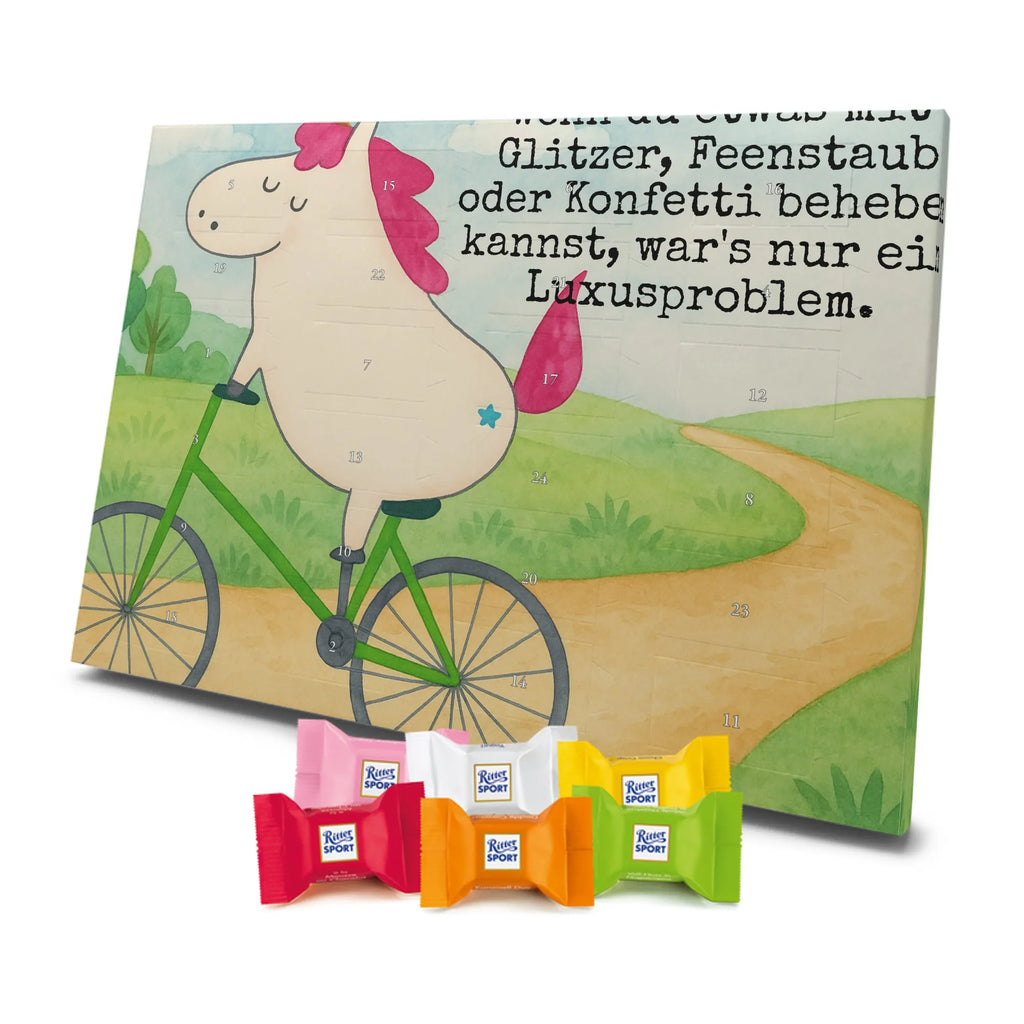 Chocolate advent calendar unicorn cyclist Design wheel, confetti, fairy dust, cycling, present, love affliction, cyclist gift, grief, luxury problem