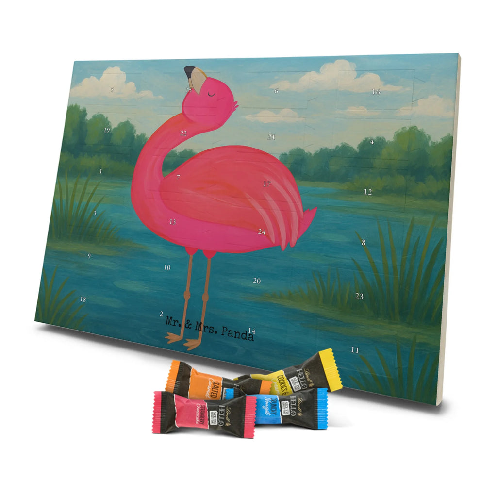 Chocolate advent calendar flamingo Proud Design children, gifts, gift idea, funny sayings, pink bird, bird of paradise, red, flamingo decoration, gift pink, adults, flamingo fans, vacation, unusual gifts in pink, pink gifts, girls gifts, small gifts, Caribbean feeling, self-love, proud, friend, best friend, joy, self-acceptance, daughter