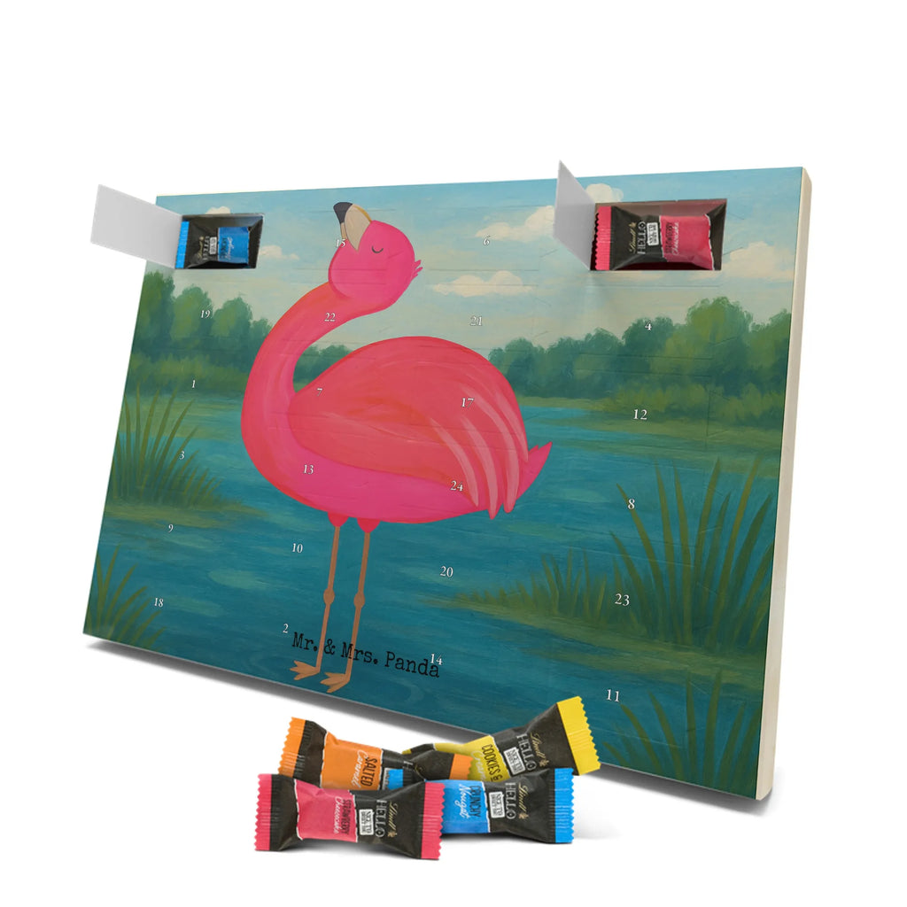 Chocolate advent calendar flamingo Proud Design children, gifts, gift idea, funny sayings, pink bird, bird of paradise, red, flamingo decoration, gift pink, adults, flamingo fans, vacation, unusual gifts in pink, pink gifts, girls gifts, small gifts, Caribbean feeling, self-love, proud, friend, best friend, joy, self-acceptance, daughter