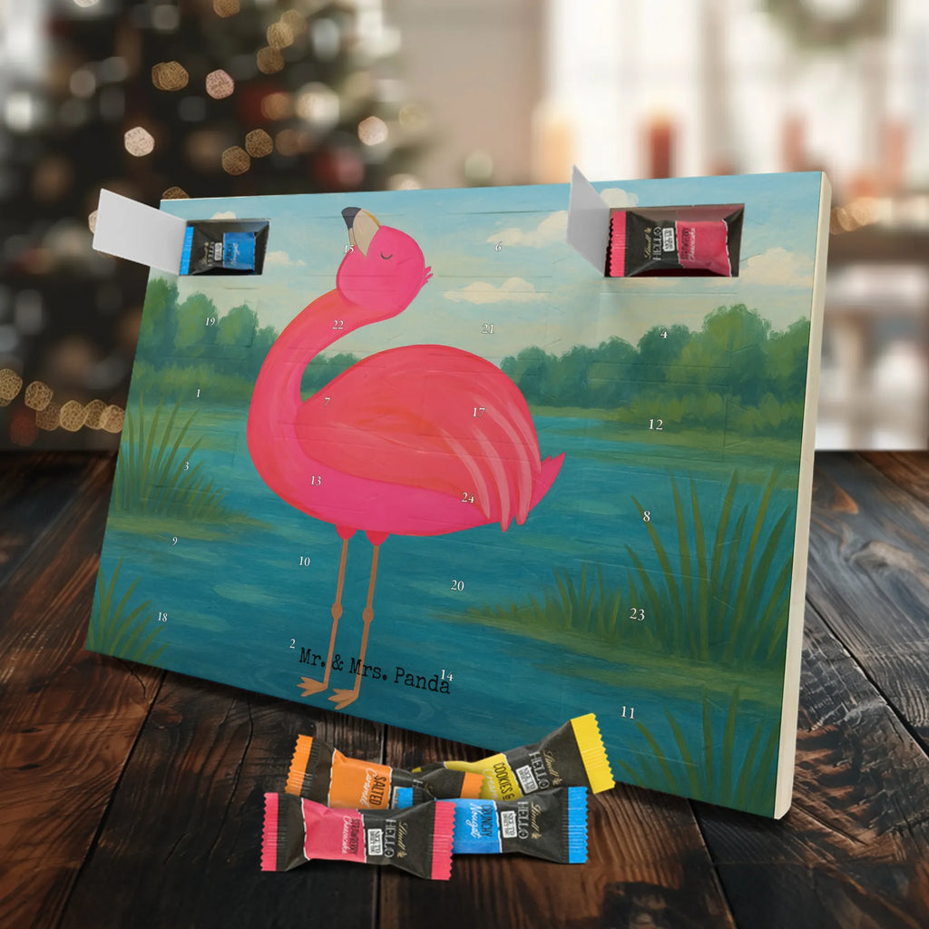 Chocolate advent calendar flamingo Proud Design children, gifts, gift idea, funny sayings, pink bird, bird of paradise, red, flamingo decoration, gift pink, adults, flamingo fans, vacation, unusual gifts in pink, pink gifts, girls gifts, small gifts, Caribbean feeling, self-love, proud, friend, best friend, joy, self-acceptance, daughter