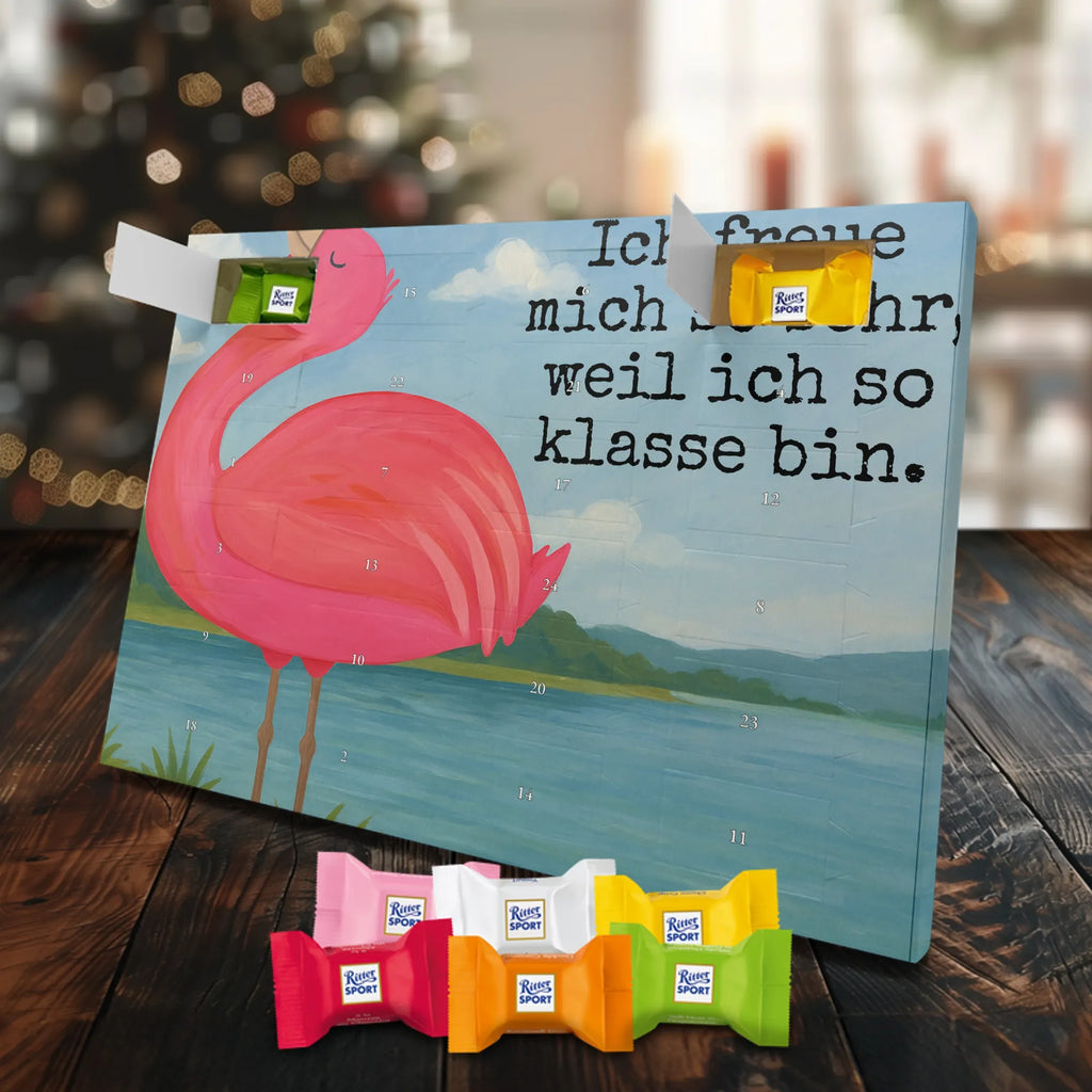 Chocolate advent calendar flamingo Proud Design children, gifts, gift idea, funny sayings, pink bird, bird of paradise, red, flamingo decoration, gift pink, adults, flamingo fans, vacation, unusual gifts in pink, pink gifts, girls gifts, small gifts, Caribbean feeling, self-love, proud, friend, best friend, joy, self-acceptance, daughter
