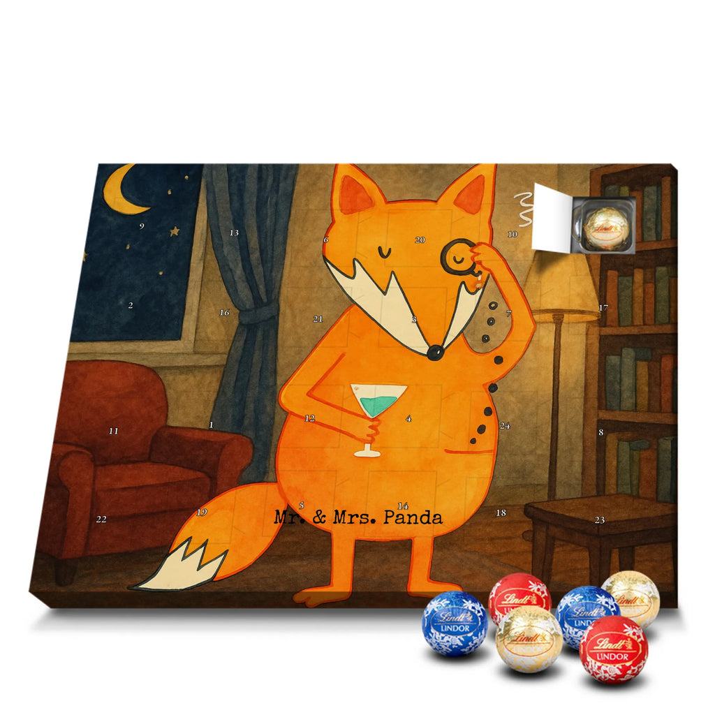 Chocolate advent calendar Fox lord Design animal lover, foxes, forest wildlife, clever as a fox, words of consolation, motivation saying, problem solving, saying funny, lovesickness gift