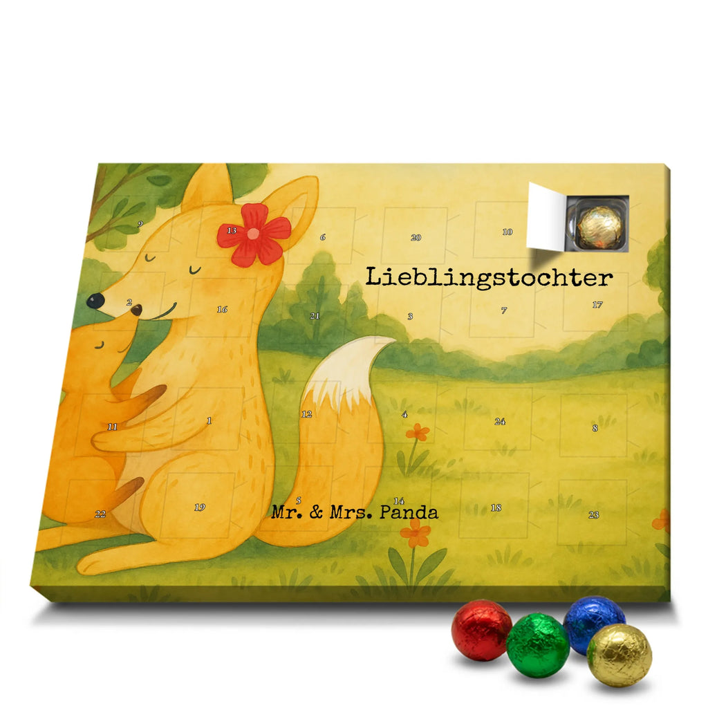 Chocolate advent calendar Fox mummy Design Father's Day, Mother's Day, best daughter, favourite daughter, daughter, mother, present