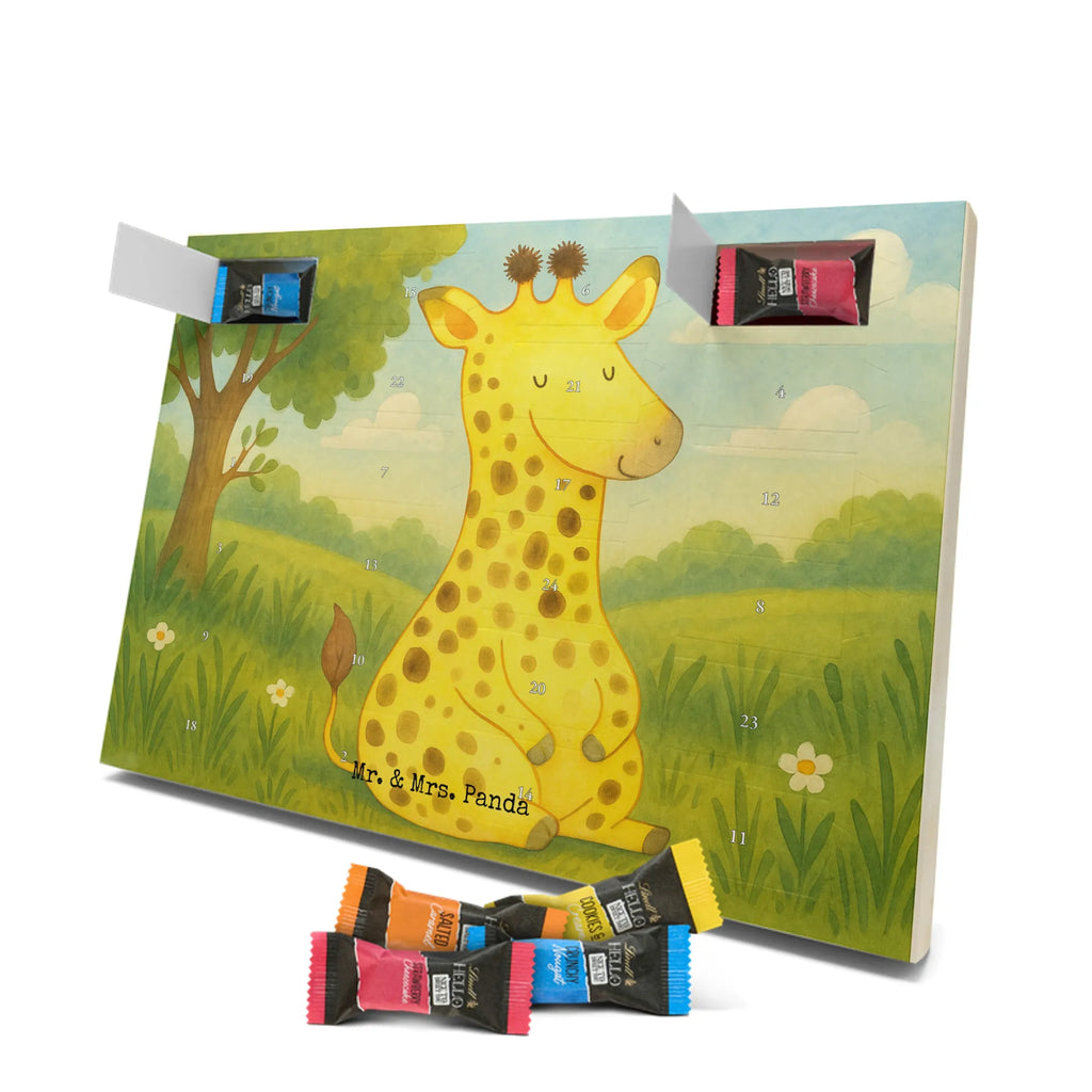 Chocolate advent calendar giraffe Satisfied Design Africa, Adventure