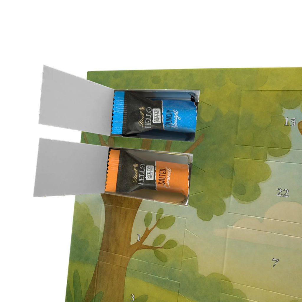 Chocolate advent calendar giraffe Satisfied Design Africa, Adventure