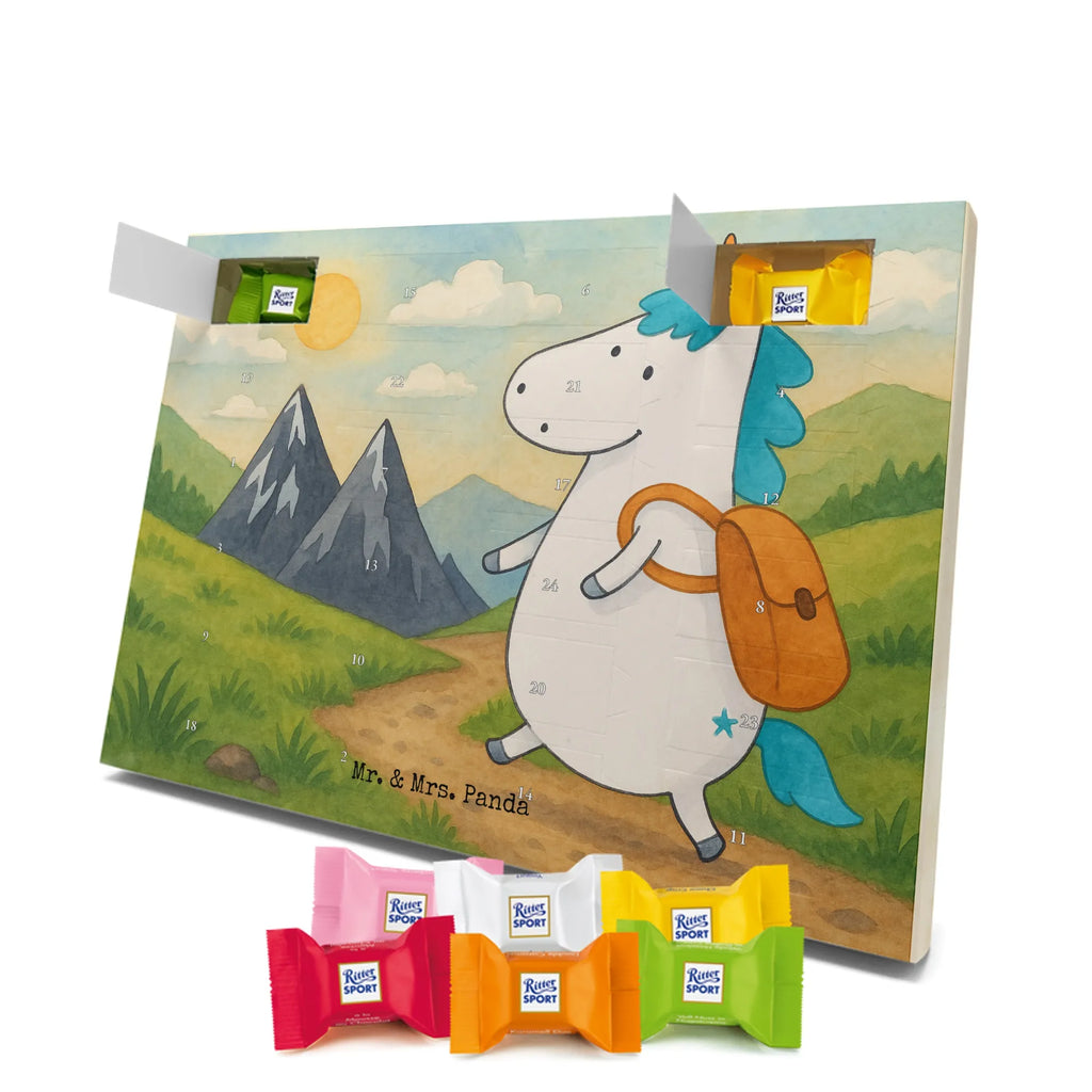 Chocolate advent calendar unicorn climber Design travel, world trip, mountaineer, adventure, mountains, adventurer, vacation, explorer, world traveler