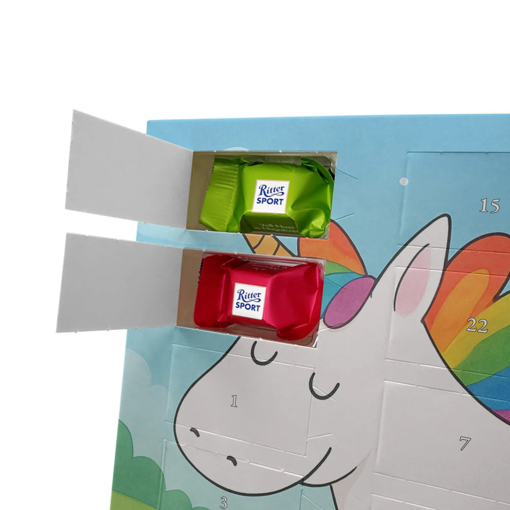 Chocolate advent calendar unicorn happy Design joy, cheerful, joy of life, fun