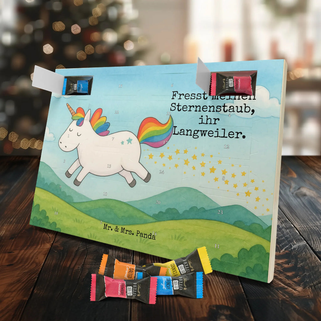 Chocolate advent calendar unicorn happy Design joy, cheerful, joy of life, fun