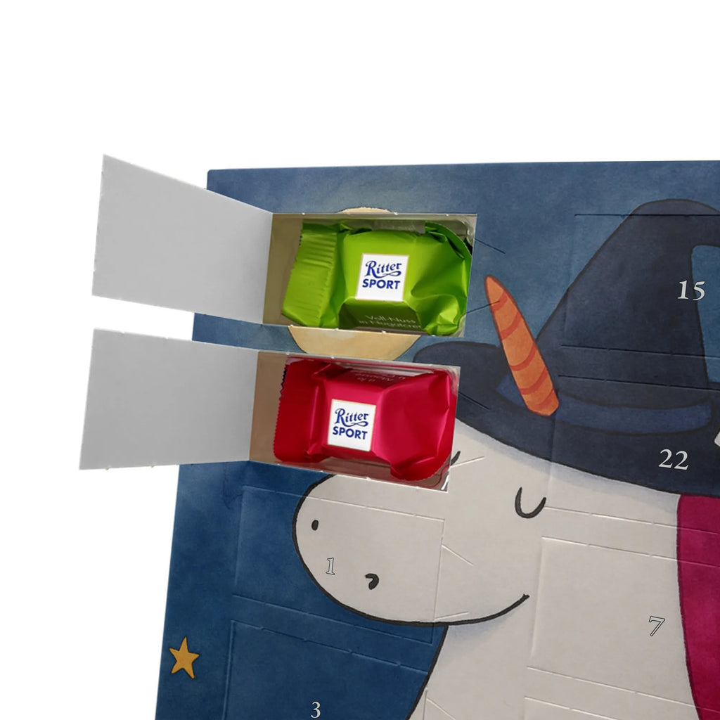 Chocolate advent calendar unicorn Witch Design wife gift, witch, mad, bitch, bad girl, girlfriend present, devil