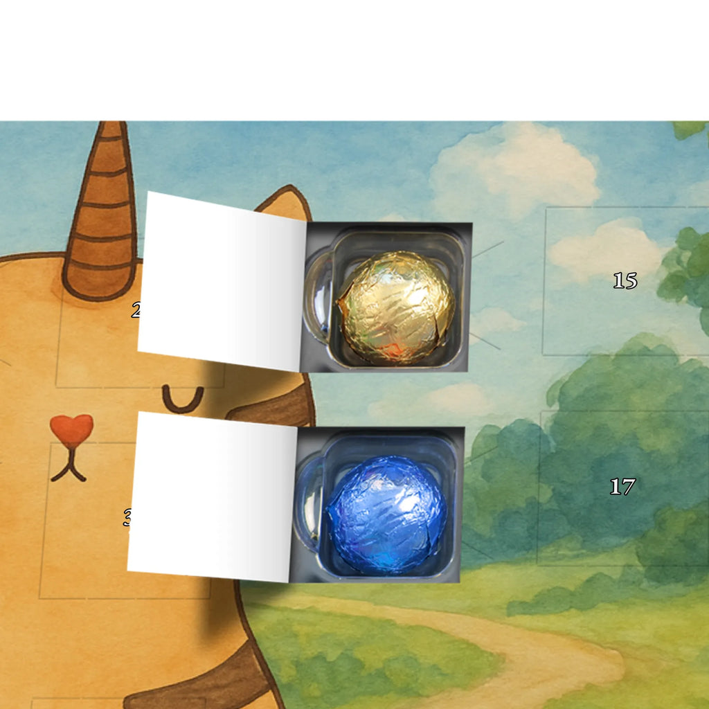 Chocolate advent calendar unicorn Cat Design cat gift, cat lover, Kitty, cat present, Kittycorn, Rainbow