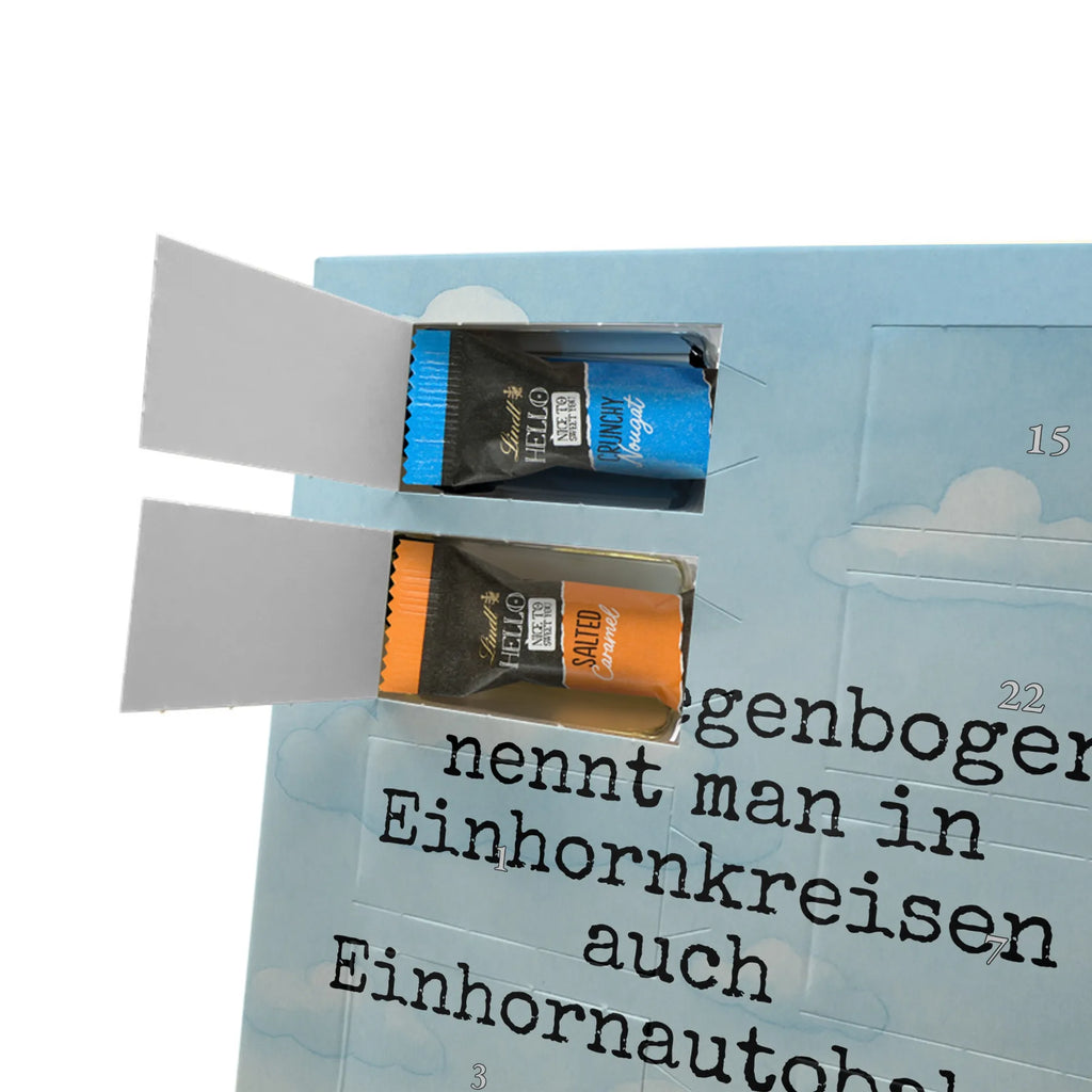 Chocolate advent calendar unicorn rainbow Design unicorn highway, rainbow, unicornpower, unicorn car, expressway, unicorn love, gift, birthday present