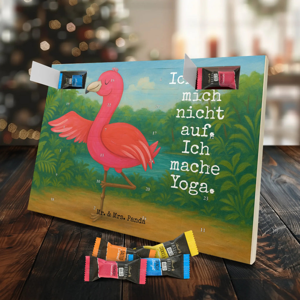 Chocolate advent calendar flamingo yoga Design children, gifts, gift idea, funny sayings, pink bird, bird of paradise, red, flamingo decoration, gift pink, adults, flamingo fans, vacation, unusual gifts in pink, pink gifts, girls gifts, small gifts, Caribbean feeling, relaxation, mindfulness, yoga exercise, bird, agitation, deep relaxation, anger
