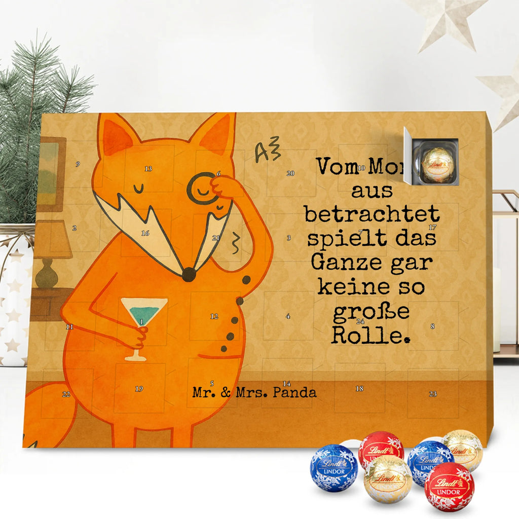 Chocolate advent calendar Fox lord Design animal lover, foxes, forest wildlife, clever as a fox, words of consolation, motivation saying, problem solving, saying funny, lovesickness gift