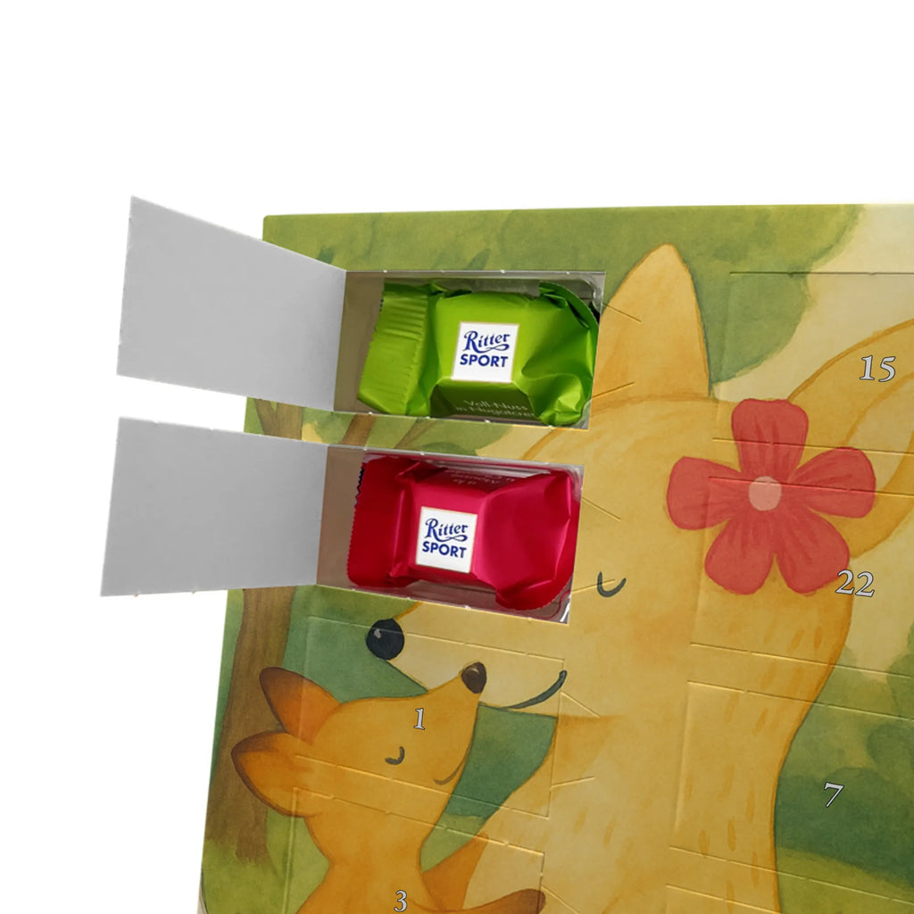 Chocolate advent calendar Fox mummy Design Father's Day, Mother's Day, best daughter, favourite daughter, daughter, mother, present